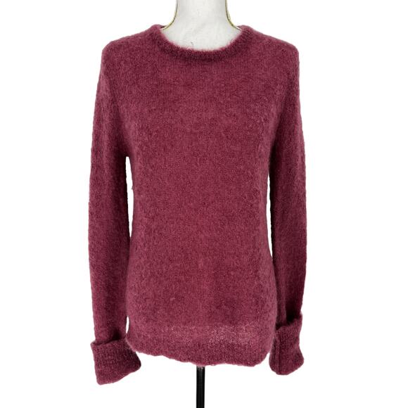 Simon Miller Tatum Mohair Blend Sweater in Ruby Pink - Picture 7 of 14